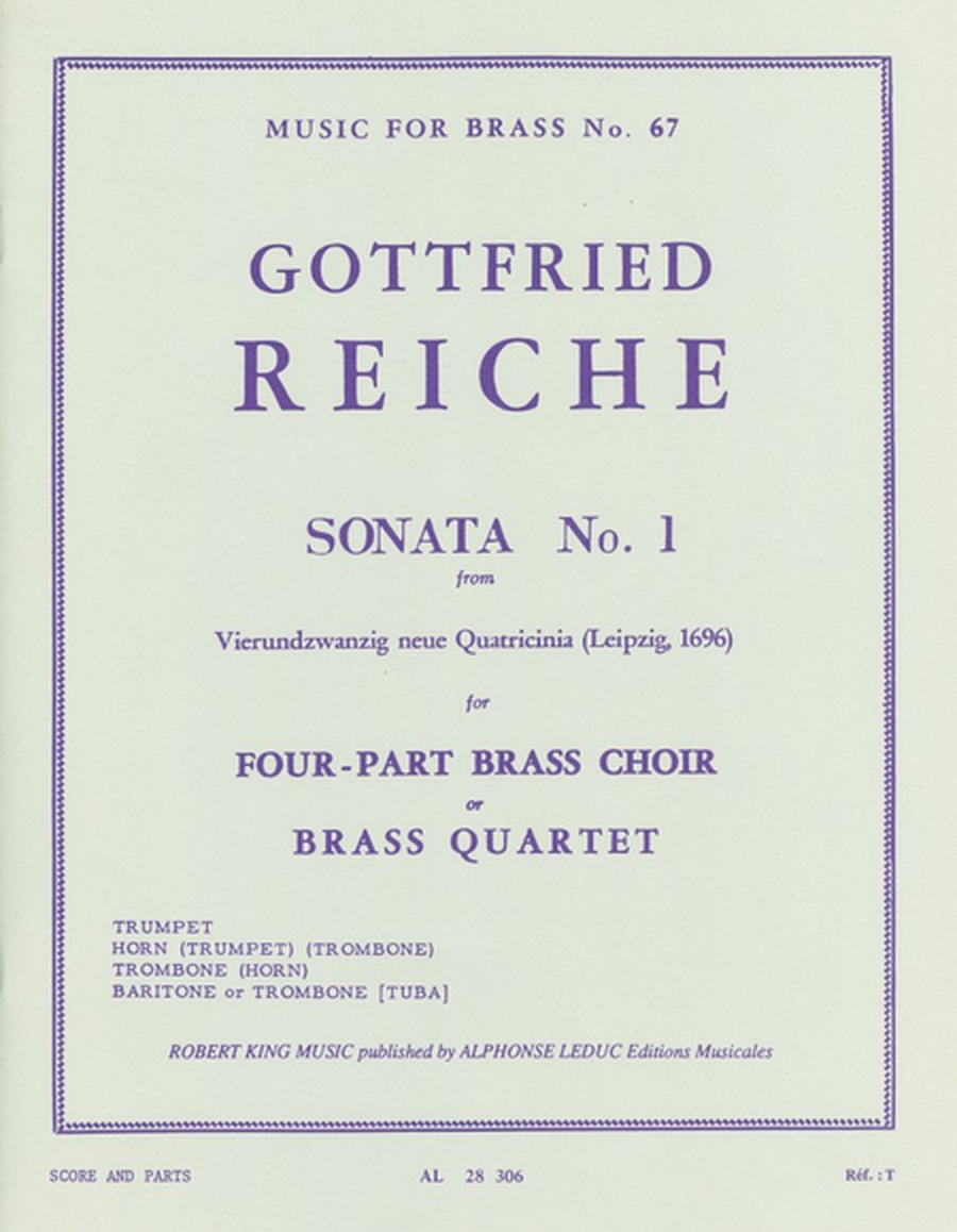 Sonata No.1 - Brass Quartet