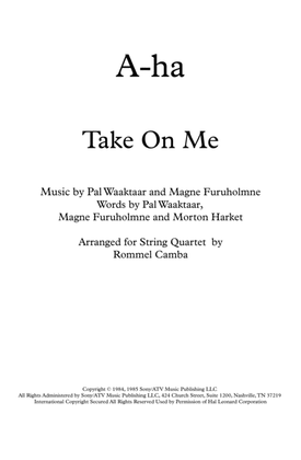 Book cover for Take On Me