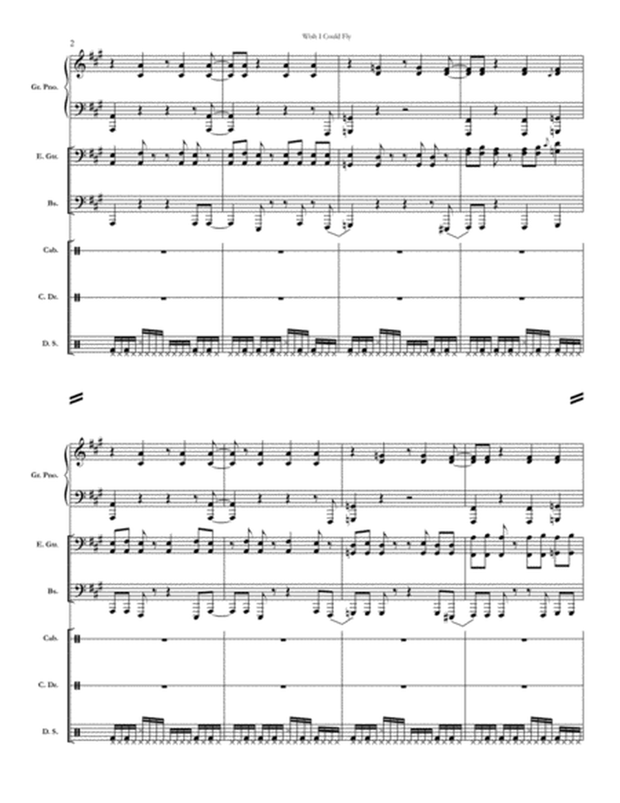 Wish I Could Fly [Chicago] (full score & set of parts) image number null