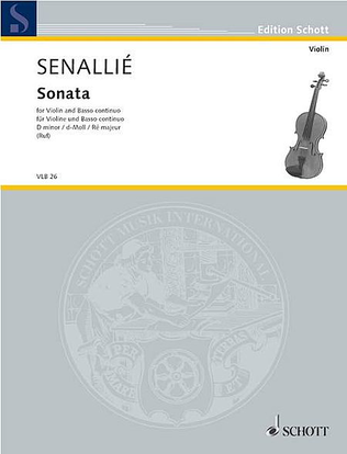 Book cover for Sonata in D minor