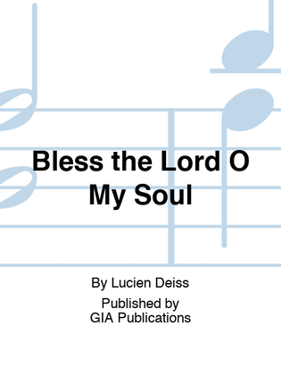 Book cover for Bless the Lord O My Soul