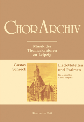 Book cover for Lied-Motetten und Psalmen für gemischten Chor a cappella