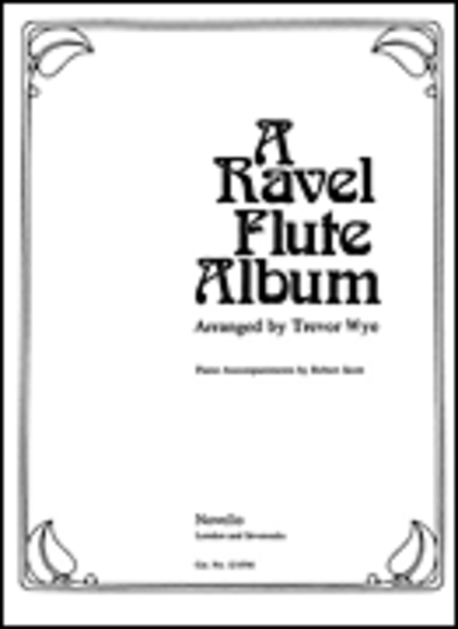 A Ravel Album For Flute And Piano