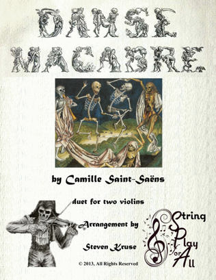 Danse Macabre for Violin Duet