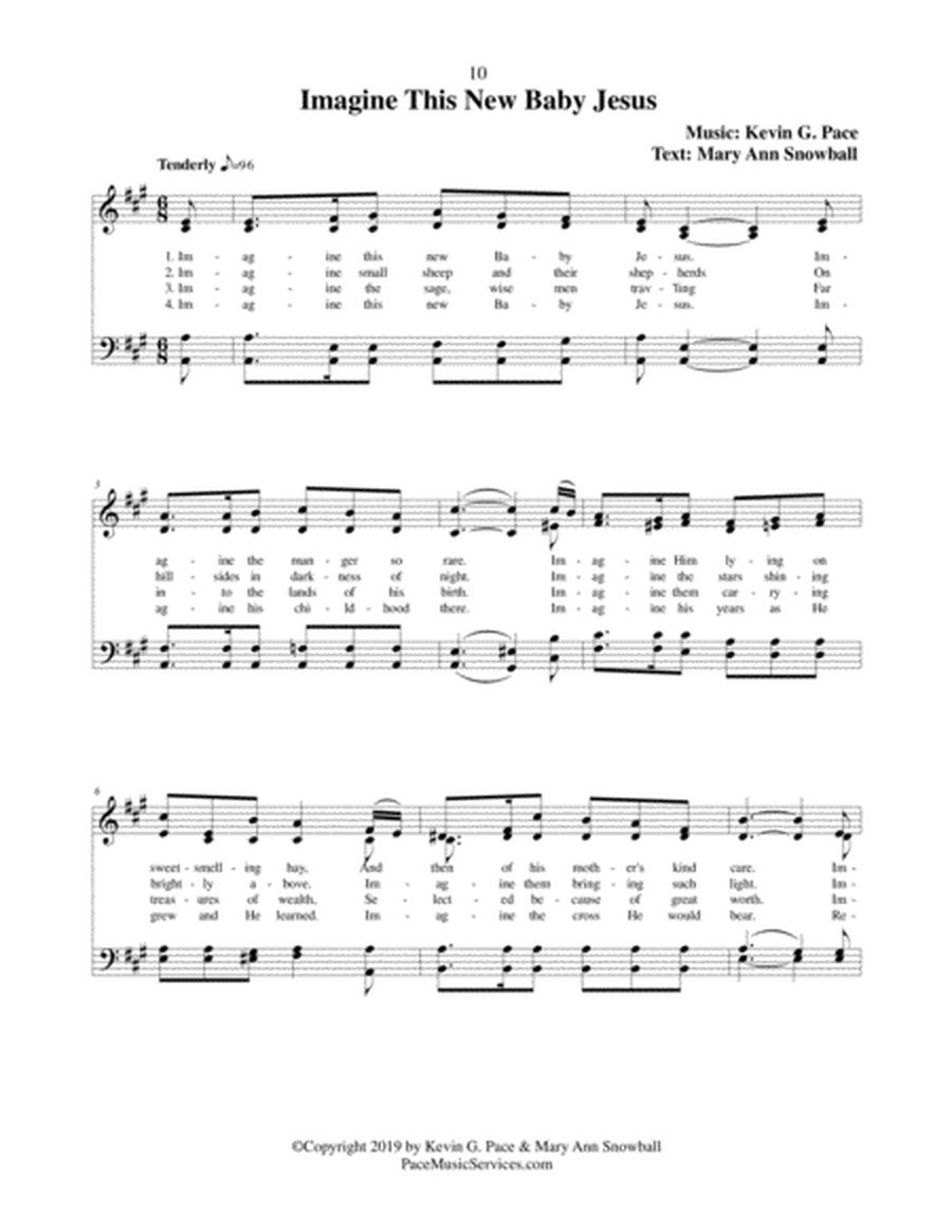 Imagine This New Baby Jesus - a Christmas hymn image number null