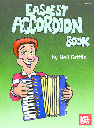 Book cover for Easiest Accordion Book