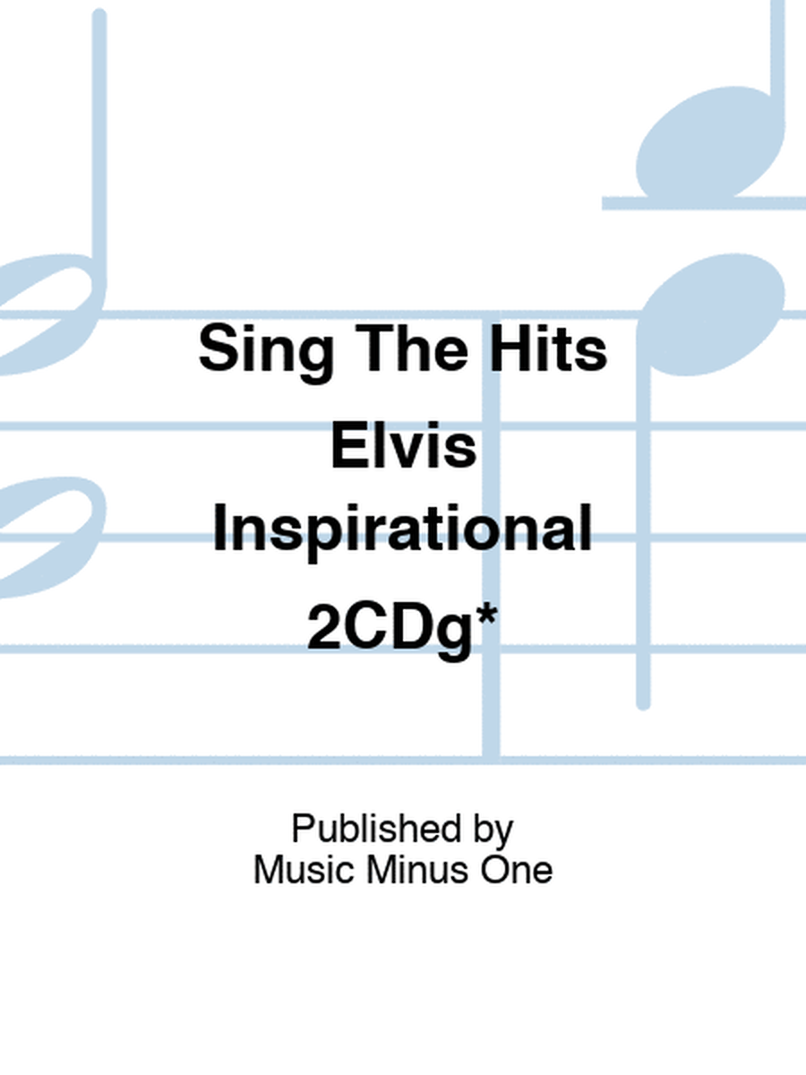 Sing The Hits Elvis Inspirational 2CDg*