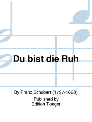 Book cover for Du bist die Ruh