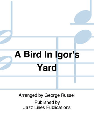 Book cover for A Bird In Igor's Yard