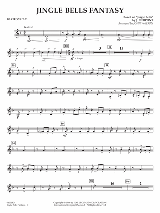 Jingle Bells Fantasy (arr. John Wasson) - Baritone T.C.