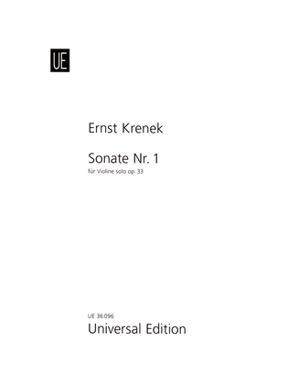 Book cover for Sonate No. 1