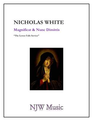 Book cover for Magnificat and Nunc Dimittis - The Lower Falls Service