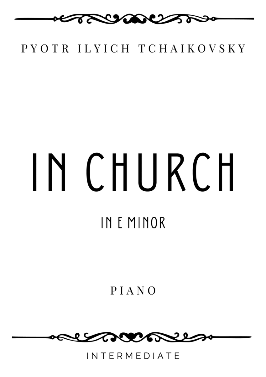 Tchaikovsky - In Church in E minor - Intermediate image number null