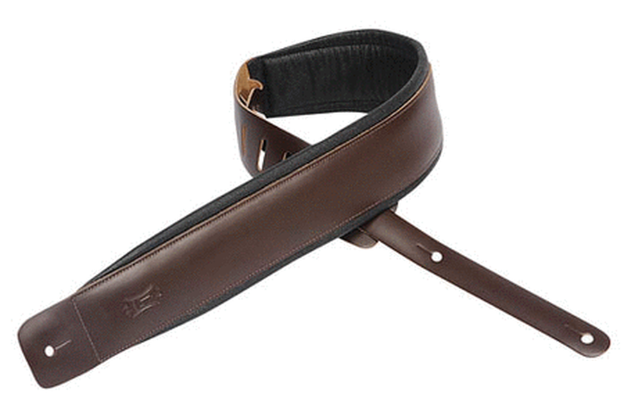 Geniune Leather Guitar Strap – Dark Brown