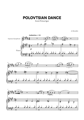 Polovtsian Dance (from Prince Igor) (for Soprano Saxophone and Piano)