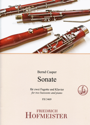 Book cover for Sonate fur 2 Fagotte und Klavier