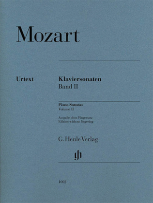 Book cover for Piano Sonatas Volume 2