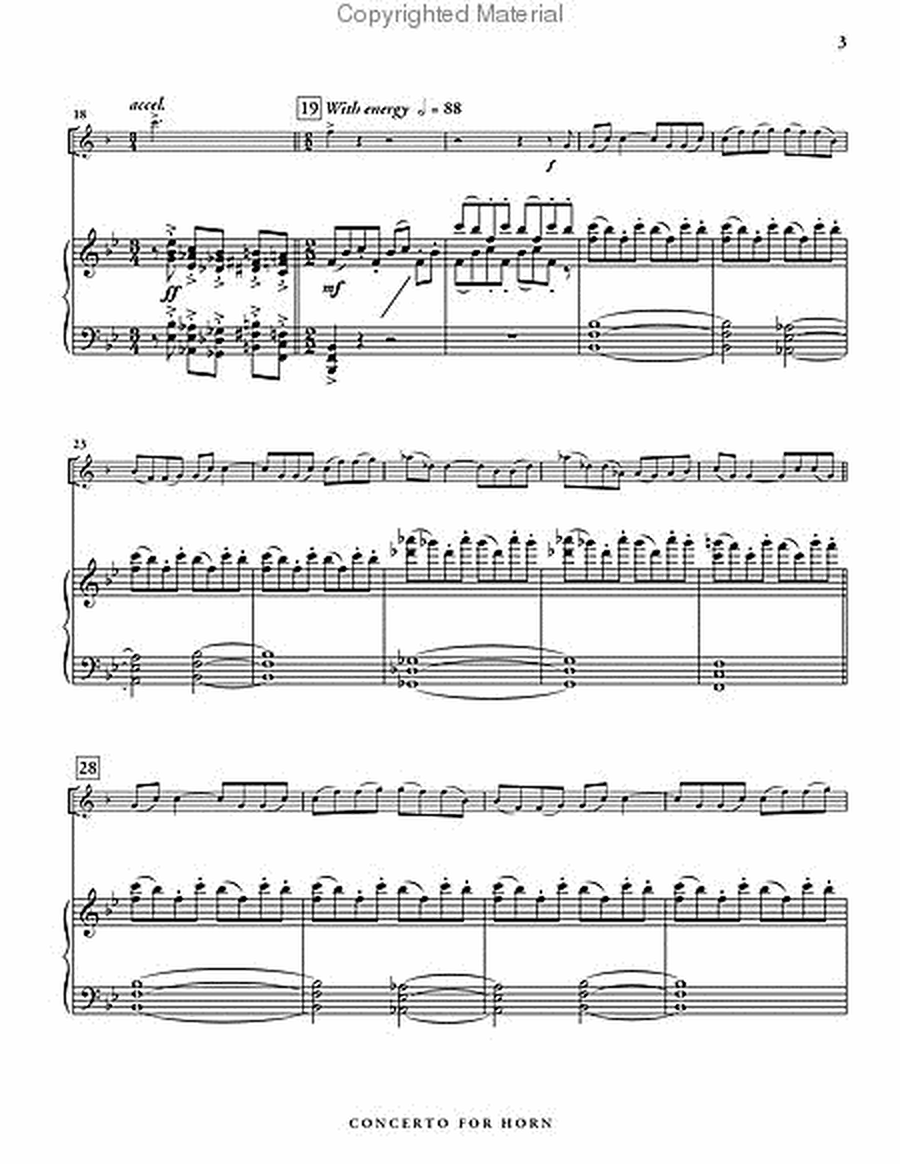 Concerto for Horn (piano reduction)