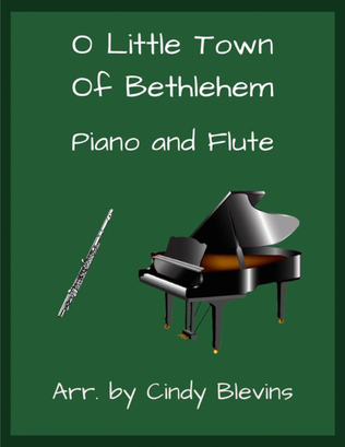 O Little Town of Bethlehem, for Piano and Flute