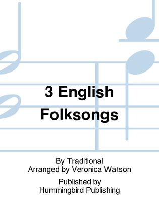 Book cover for 3 English Folksongs