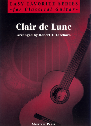 Book cover for Clair de Lune for Easy Guitar