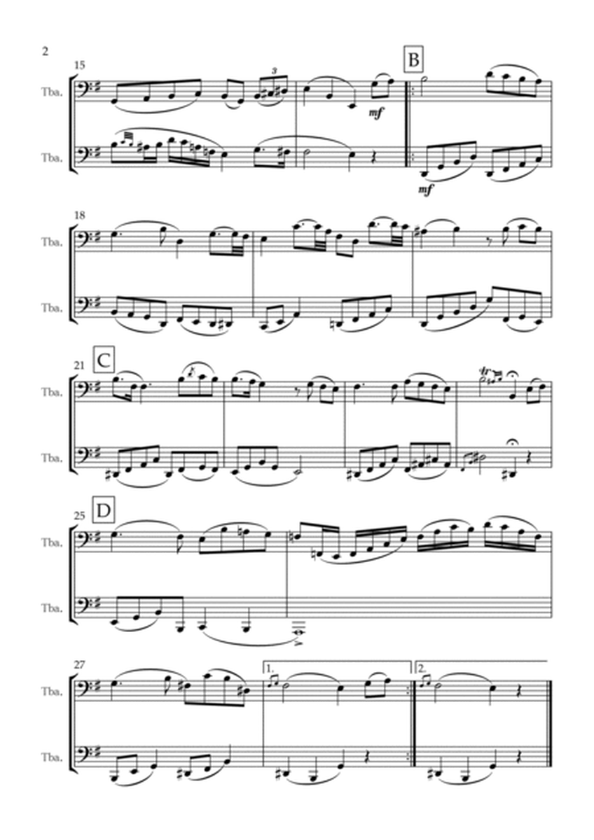 "Andante" from Paganini's Violin Sonata No.12 for Tuba