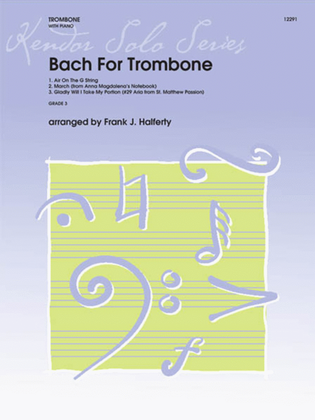 Book cover for Bach For Trombone