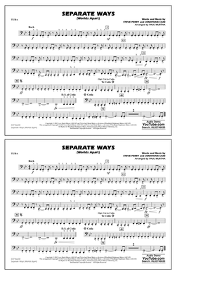 Book cover for Separate Ways (Worlds Apart) (arr. Paul Murtha) - Tuba
