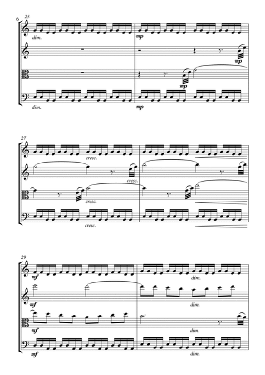 String Quartet No. 2 ('Locomotion') - Score Only image number null