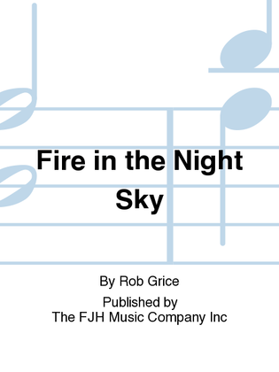 Book cover for Fire in the Night Sky
