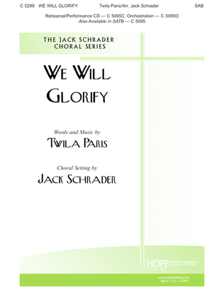 Book cover for We Will Glorify