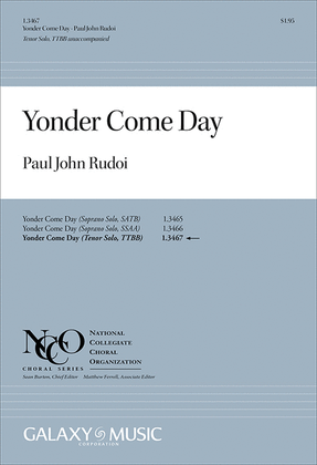 Yonder Come Day