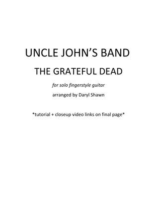 Book cover for Uncle John's Band
