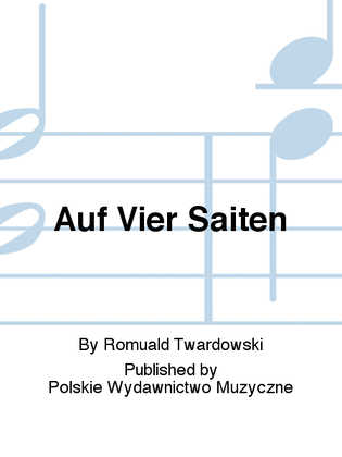 Book cover for Auf Vier Saiten