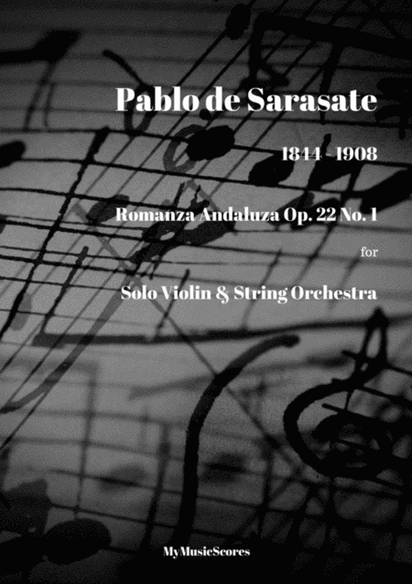 Sarasate Romanza Andaluza Op.22 No.1 for Violin and String Orchestra image number null
