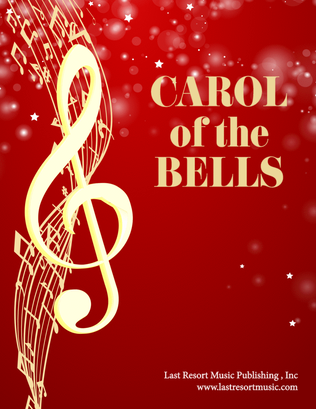 Book cover for Carol of the Bells for Flute Choir or Flute Ensemble