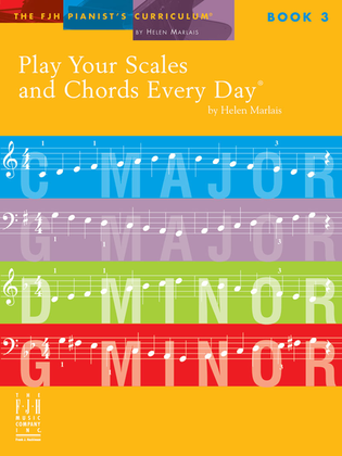 Book cover for Play Your Scales & Chords Every Day, Book 3