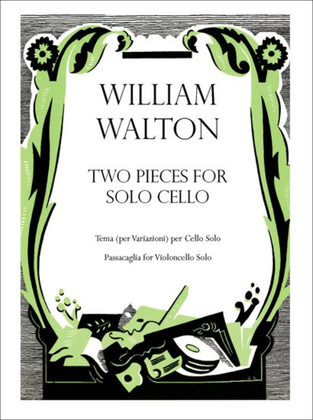 Book cover for Two Pieces for solo cello