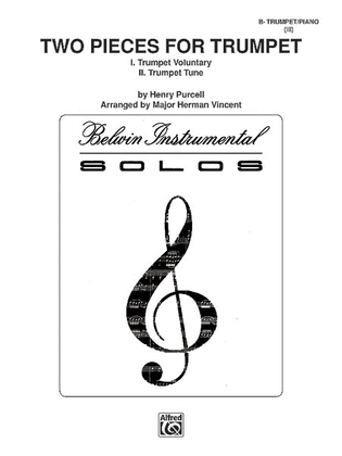 Book cover for 2 Pieces For Trumpet - Trumpet Voluntary/Trumpet Tune