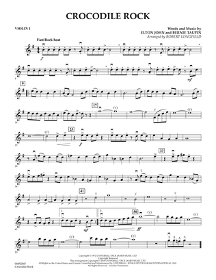 Book cover for Crocodile Rock (arr. Robert Longfield) - Violin 1