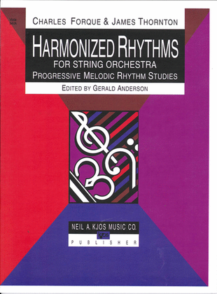 Book cover for Harmonized Rhythms For Strings - Viola