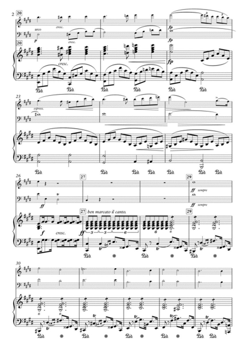 Piano Trio No.2, Op.12, II. Adagio ma non tanto for Violin, Viola & Piano image number null