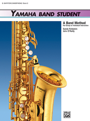 Book cover for Yamaha Band Student, Book 3