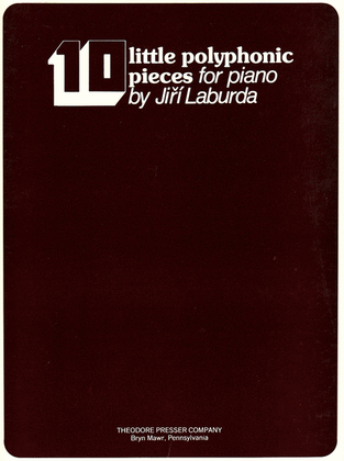 Book cover for 10 Little Polyphonic Pieces For Piano