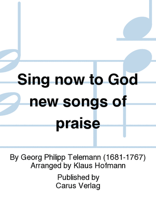 Book cover for Sing to the Lord a new song (Singet dem Herrn ein neues Lied)