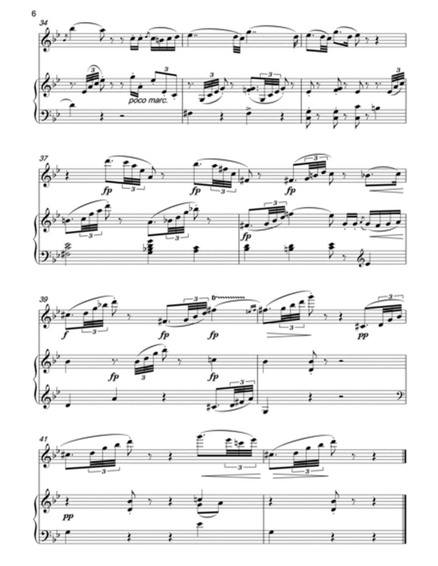 SCHUMANN The Prophet Bird for flute & piano image number null