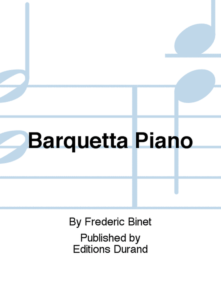 Barquetta Piano