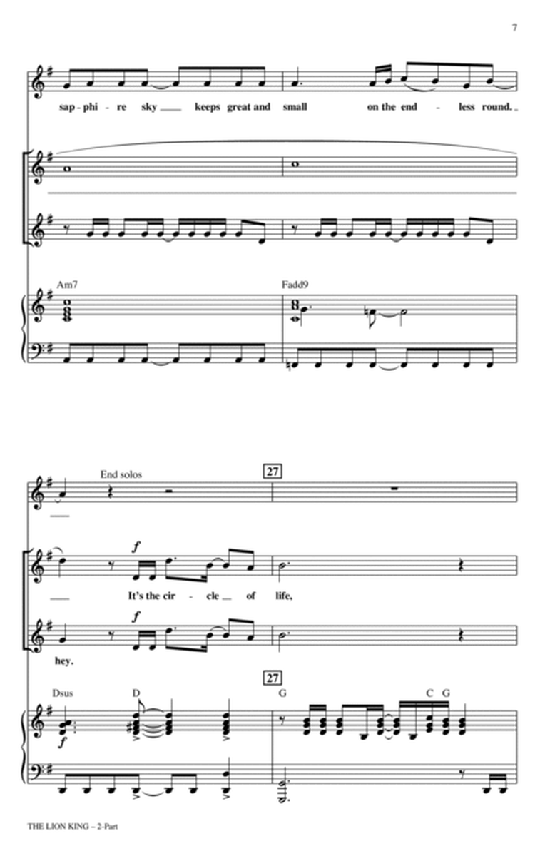 The Lion King (Medley) (arr. Mark Brymer)