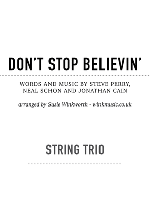 Book cover for Don't Stop Believin'