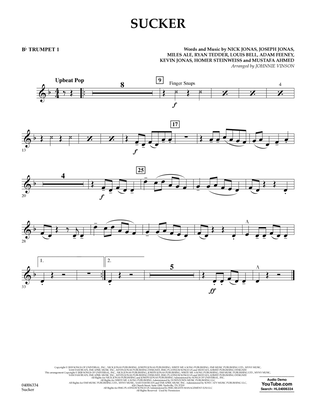 Book cover for Sucker (arr. Johnnie Vinson) - Bb Trumpet 1